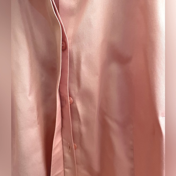 Denver Hayes Pink Small Fitted No Iron sleeveless Blouse with hidden buttons - Picture 5 of 8